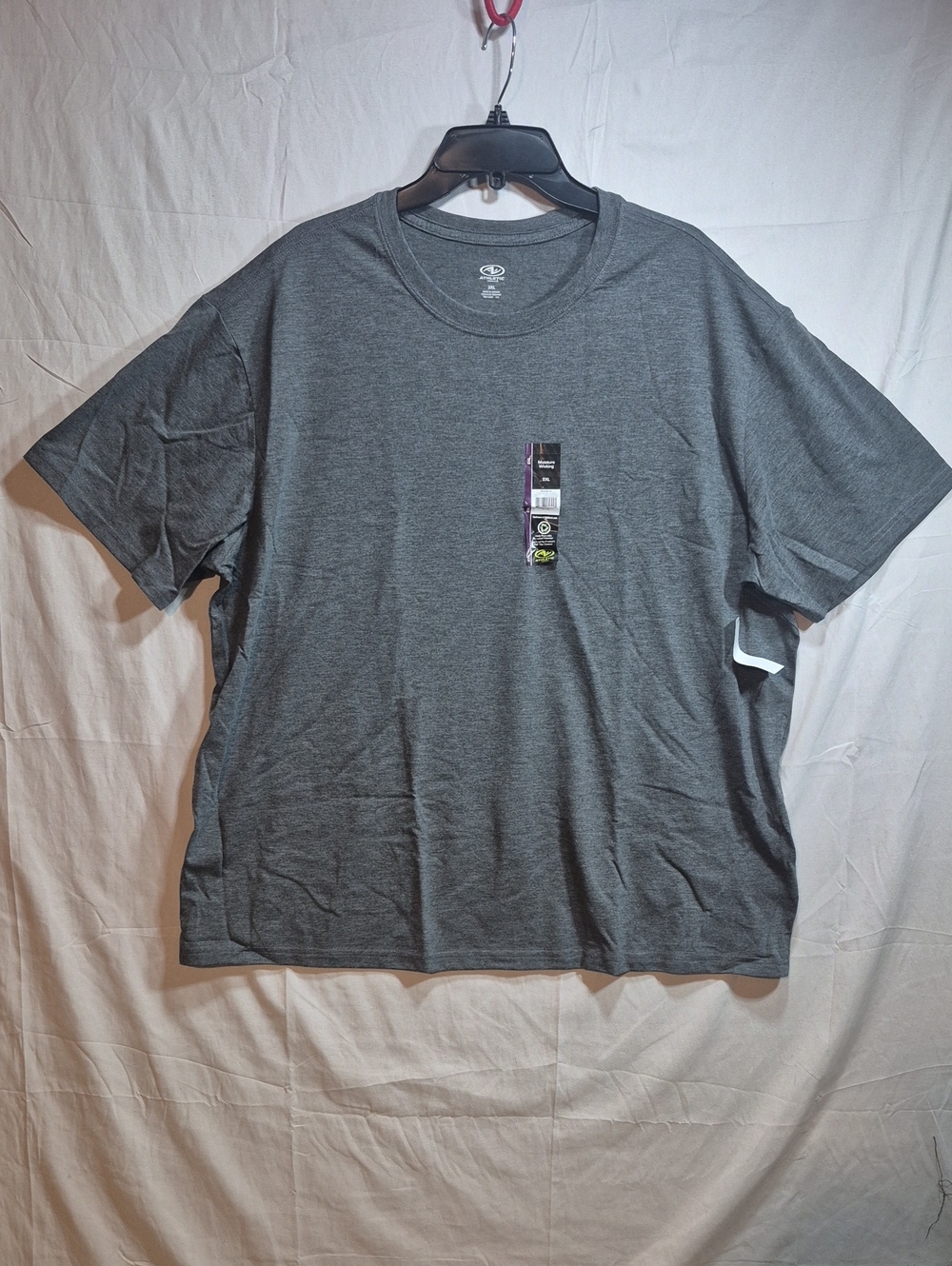 2X Men's Crew Neck T-Shirt - Gray